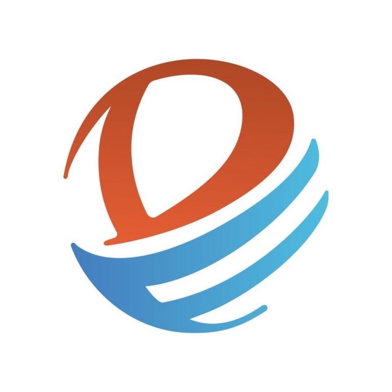 Roatan and Honduras logo featuring a stylized globe with a red and blue color scheme.