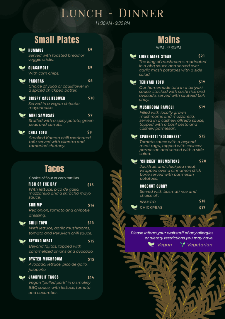 Seawiches Roatan menu - Lunch & Dinner (2)